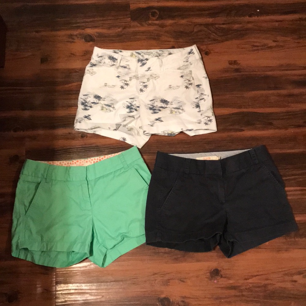 2 pairs of J.Crew shorts & 1 pair of Old navy’s